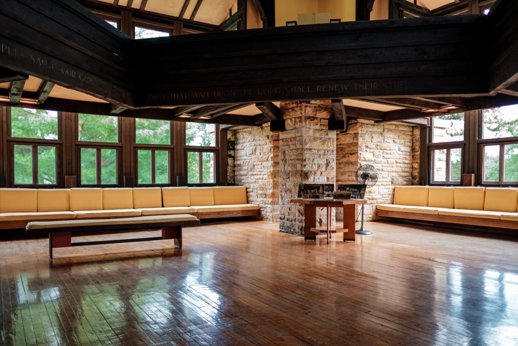 The Assembly Hall at Hillside School. The Value of Taliesin