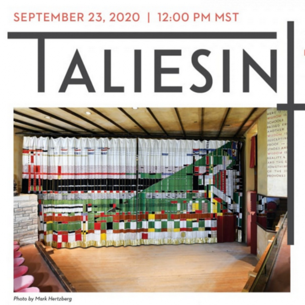 2020 Taliesin Talk