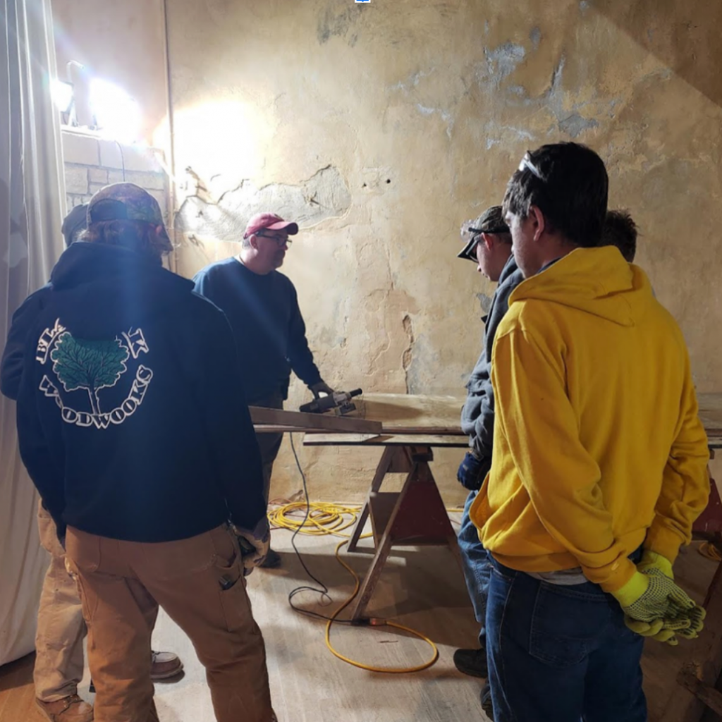 Volunteers from Southwest Tech